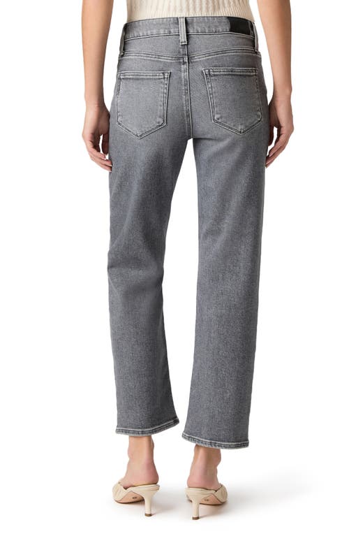 Paige Mason Mid Rise Ankle Straight Leg Jeans In Multi