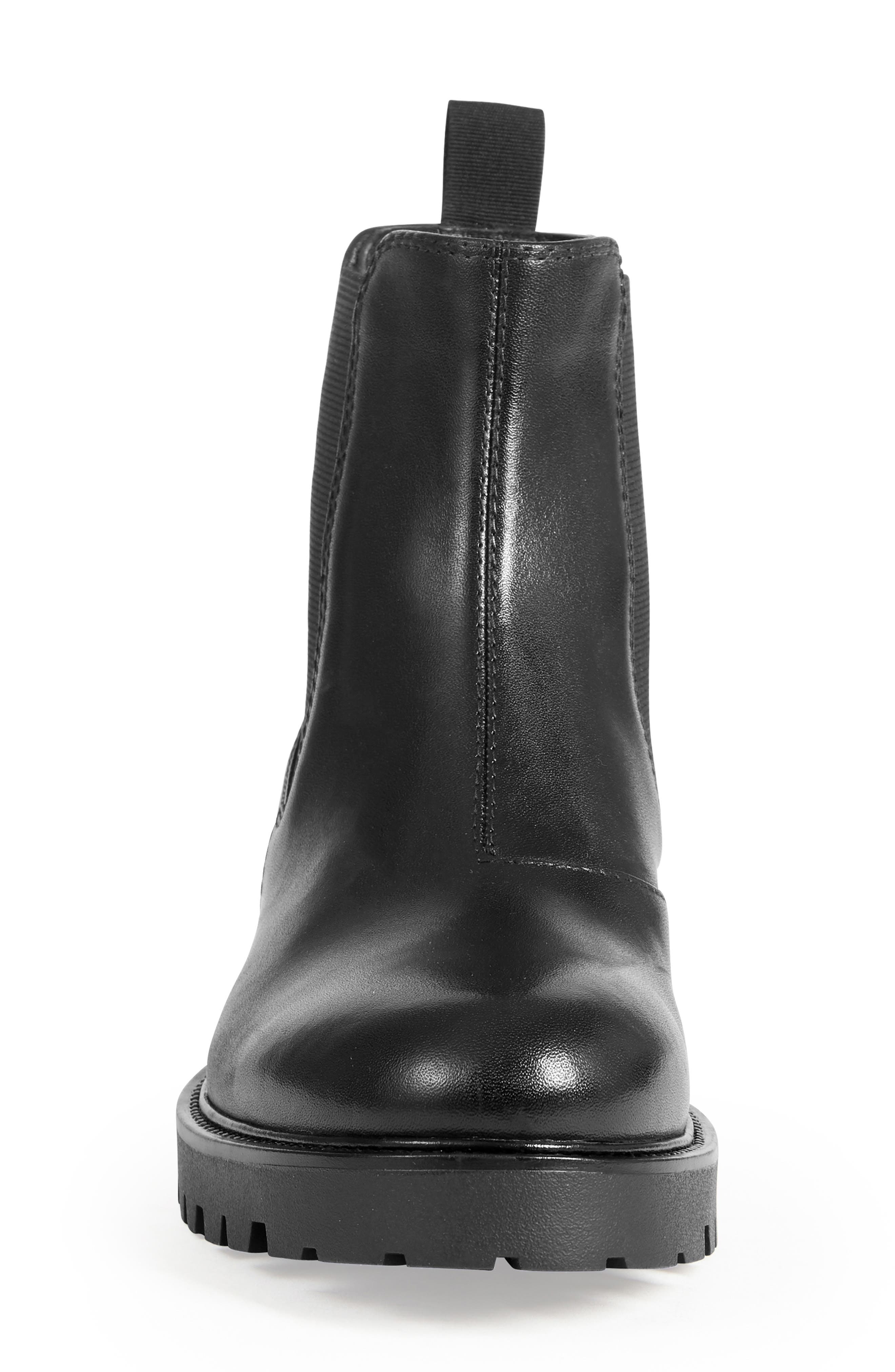 Vagabond Shoemakers Kenova Lug Chelsea Boot, Alternate, color, Black Leather