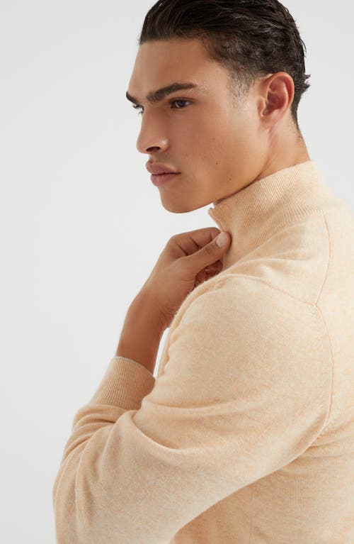 Brunello Cucinelli Cashmere Sweater In Melon