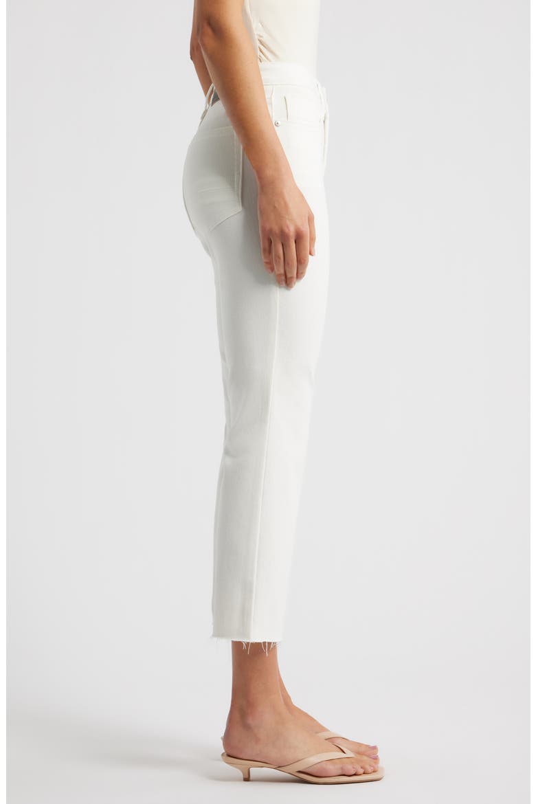 Crop Flare Jeans, Alternate, color, IVORY