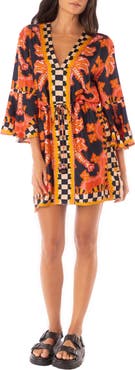 Maaji Racing Palms Joypop Cover-Up Dress