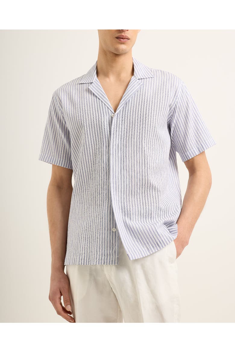 Maitan Relaxed-Fit Shirt, Main, color, BLUE/WHITE STRIPE