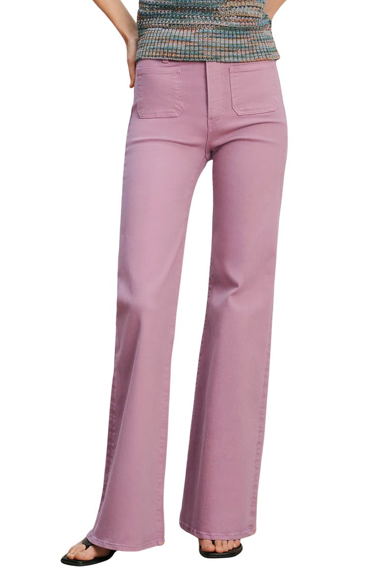 Joplin Patch Pocket Wide Leg Jeans, Main, color, ORCHID HAZE