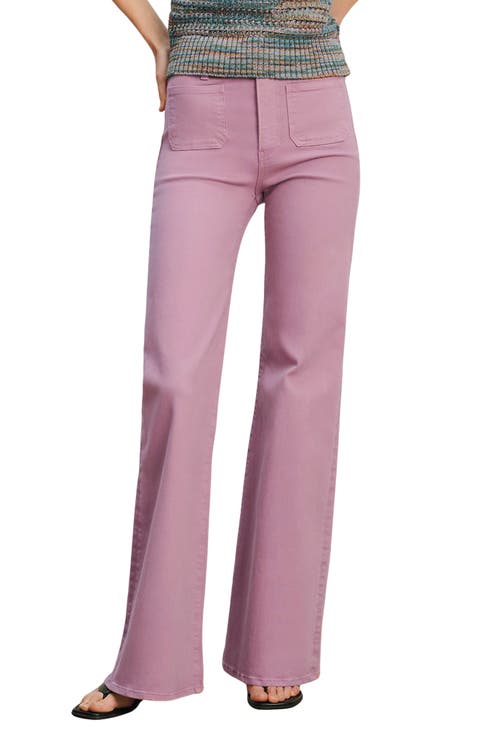 Joplin Patch Pocket Wide Leg Jeans (Orchid Haze)