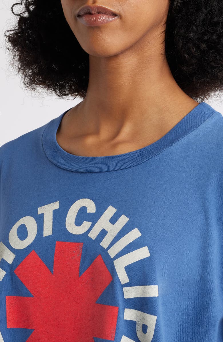 Daydreamer Red Hot Chili Peppers Long Sleeve Cotton Graphic T-Shirt, Alternate, color, Denim