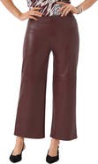 Karen Kane Faux Leather Wide Leg Pants