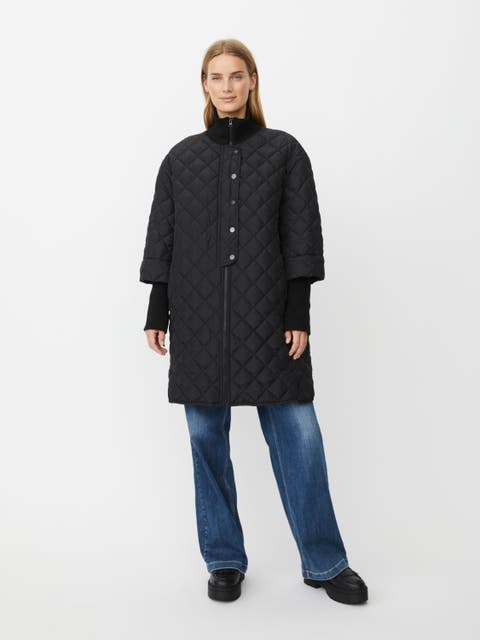 Talvire High Neck Long Sleeve Coat