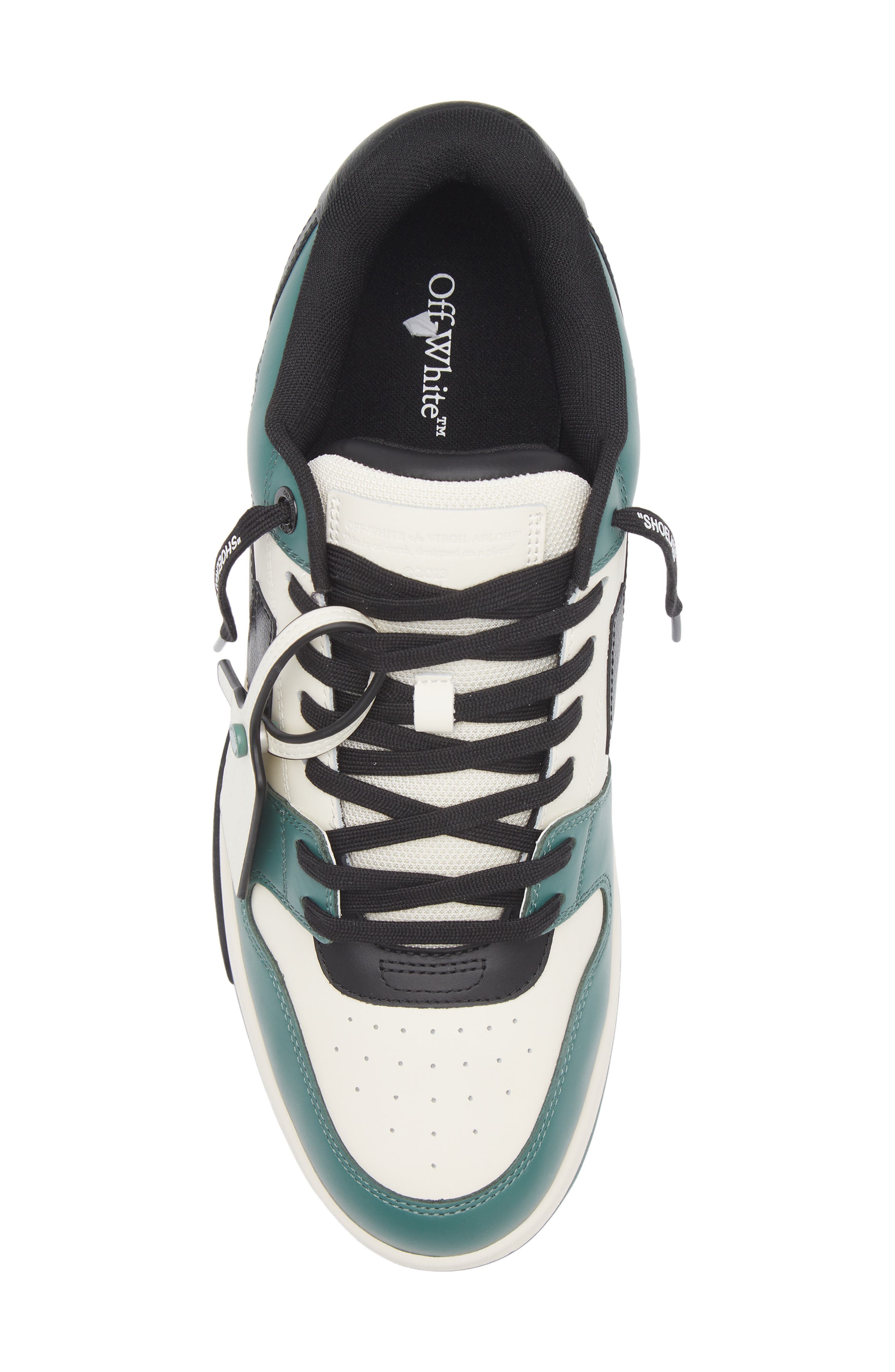 Off-White Out of Office Low Top Sneaker, Alternate, color, Off White - Black