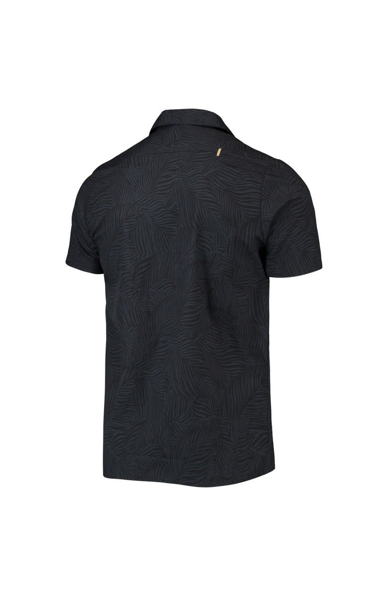 THE WILD COLLECTIVE Men's The Wild Collective Black LAFC Abstract Palm Button-Up Shirts, Alternate, color, 