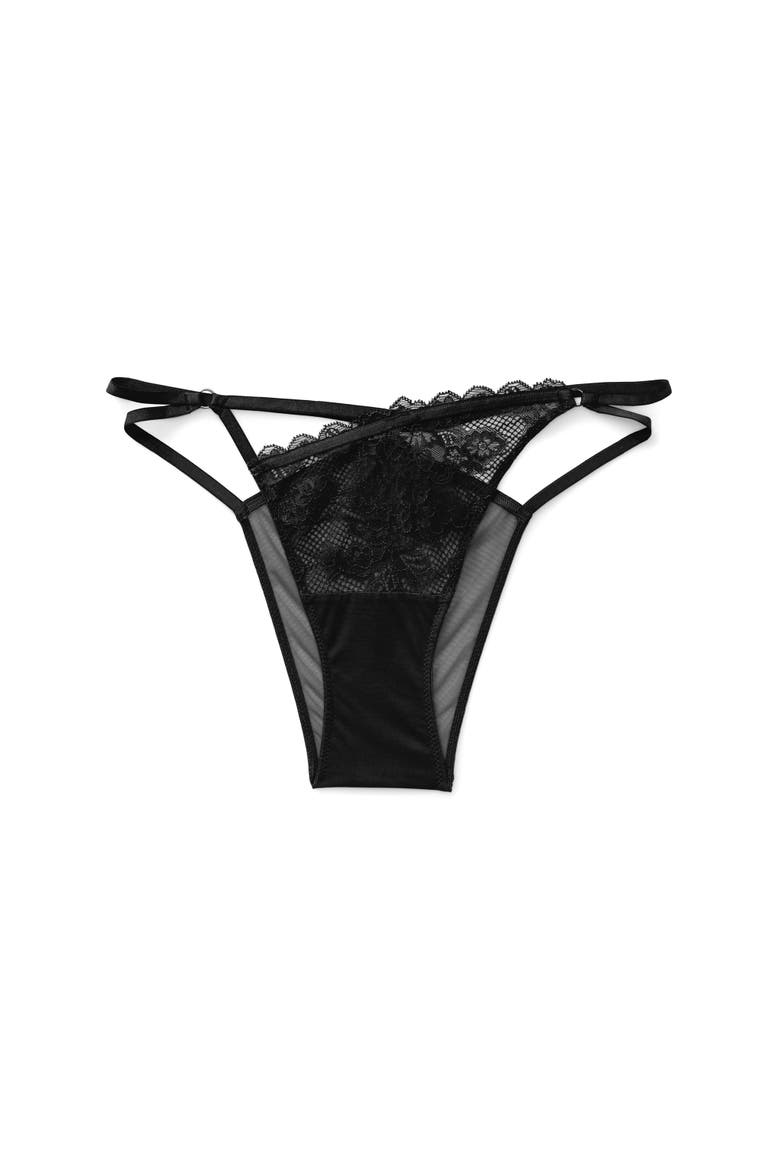 Vianna Cheeky Panties, Alternate, color, Black