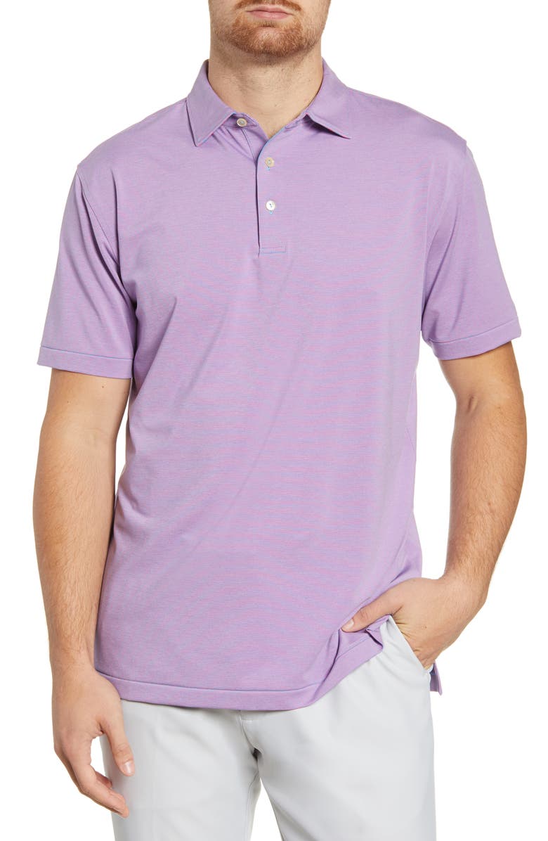 Peter Millar Jubilee Stripe Performance Polo, Main, color, 