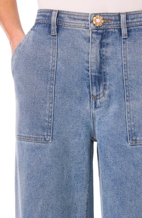 Cece Wide Leg Jeans In Blue