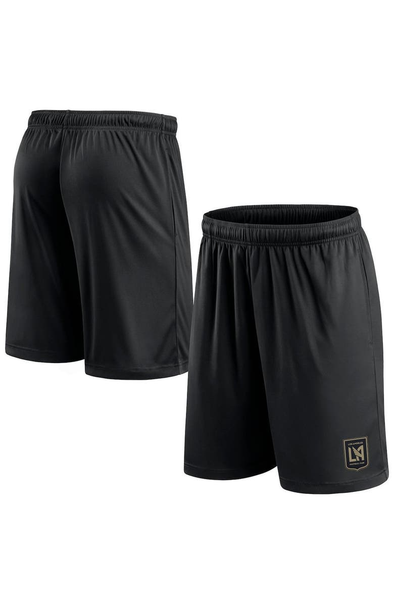 FANATICS Men's Fanatics Branded Black LAFC Primary Team Logo Shorts, Main, color, 