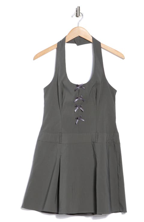 Bow Halter Minidress