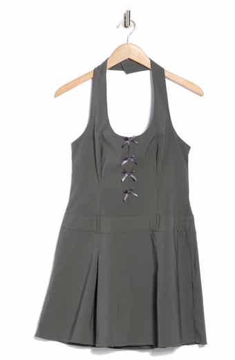 ASOS DESIGN Bow Halter Minidress