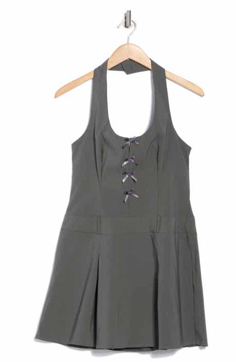 ASOS DESIGN Bow Halter Minidress