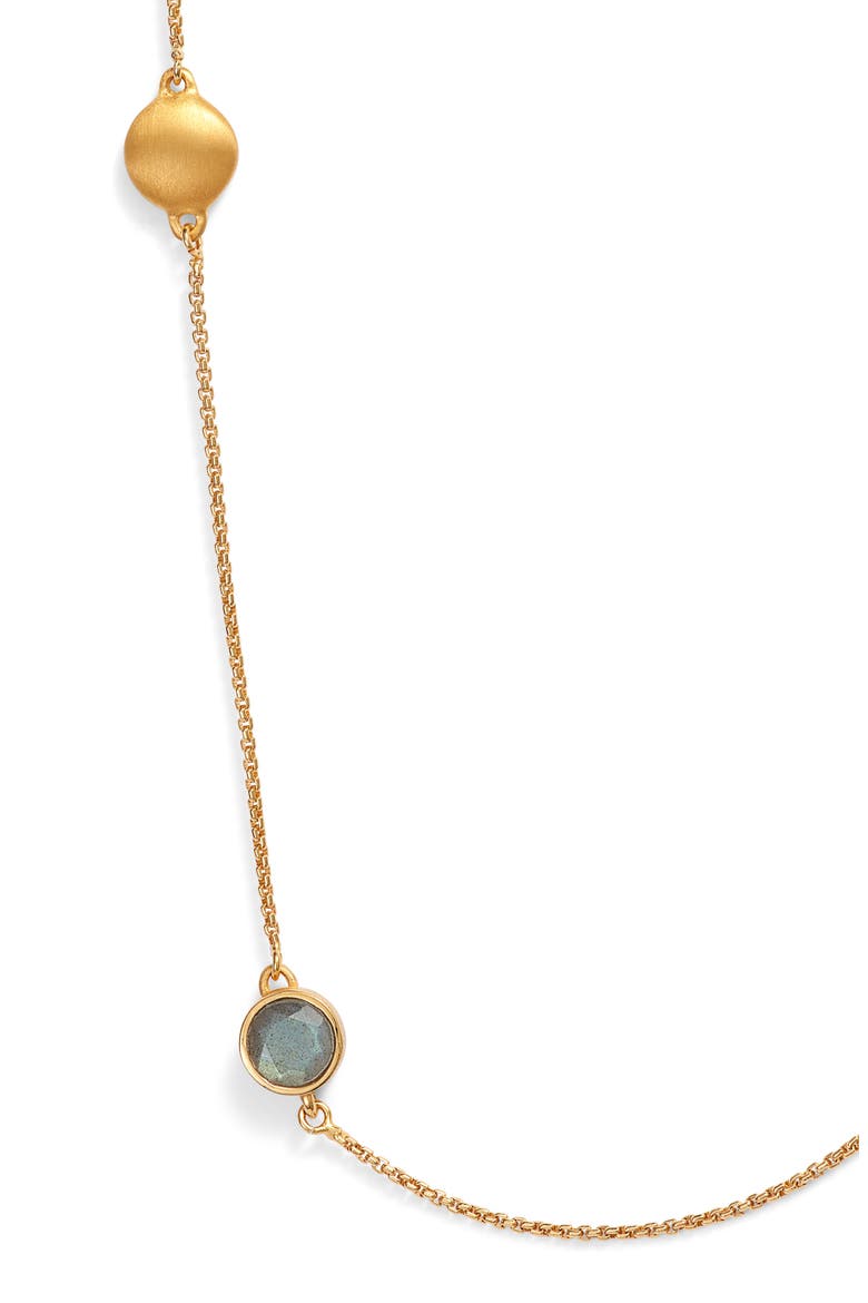 Signature Charm Necklace, Alternate, color, LABRADORITE/ GOLD
