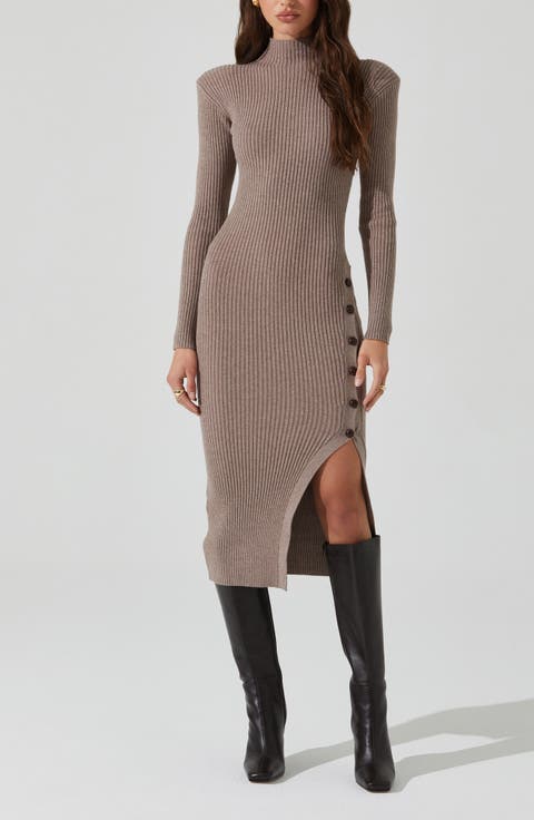 Soryn Long Sleeve Sweater Dress