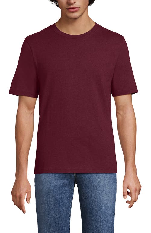 Lands' End Super-t Short Sleeve T-shirt In Red