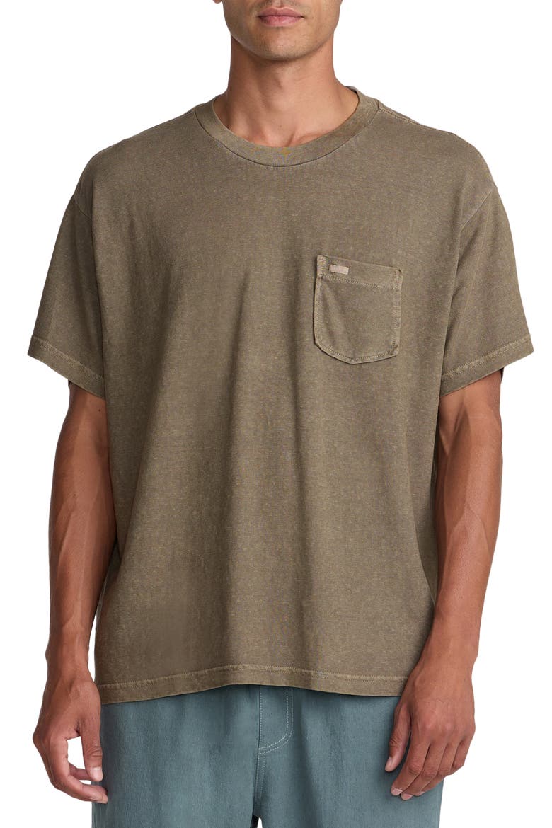 Vacancy Pocket T-Shirt, Main, color, MUSHROOM