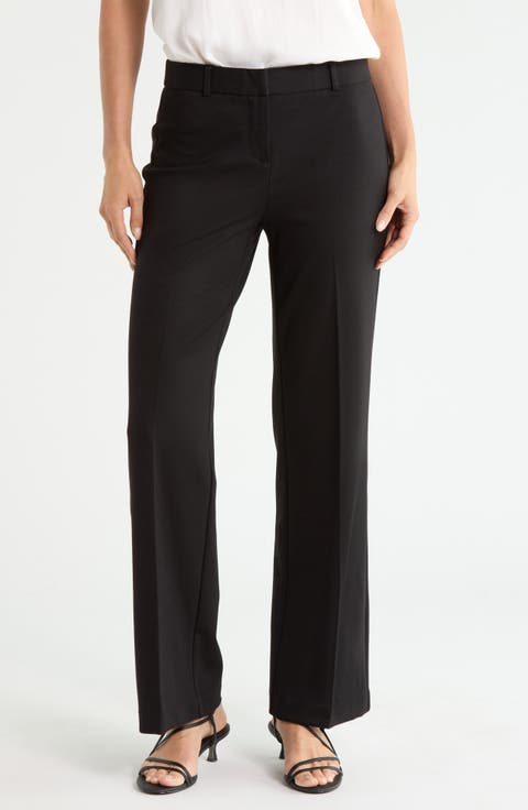 Wide Leg Ponte Pants