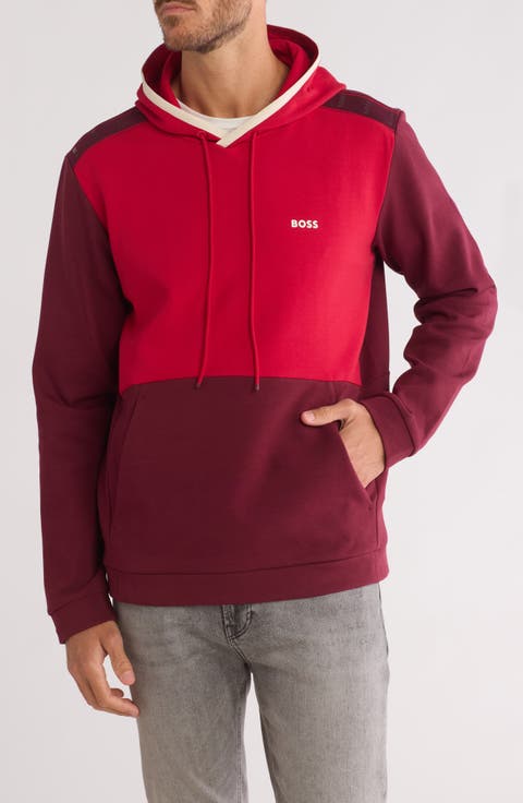 Soody Colorblock Logo Graphic Hoodie