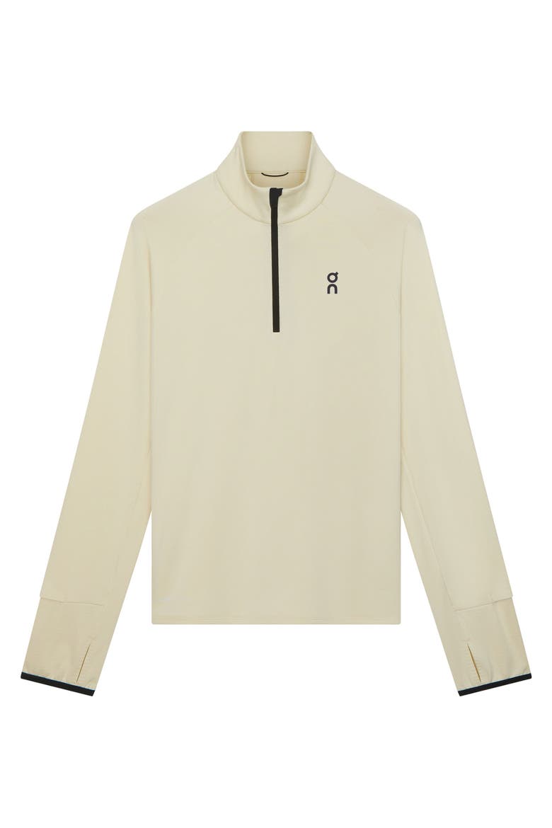 Climate Quarter Zip Running Top, Alternate, color, HARE