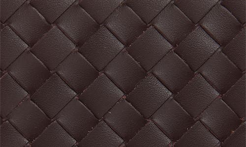 Bottega Veneta Intrecciato Piccolo Bi-fold Wallet In Brown