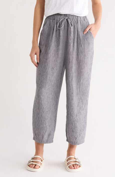 PATRIZIA LUCA Soft Cotton Pull-On Pants