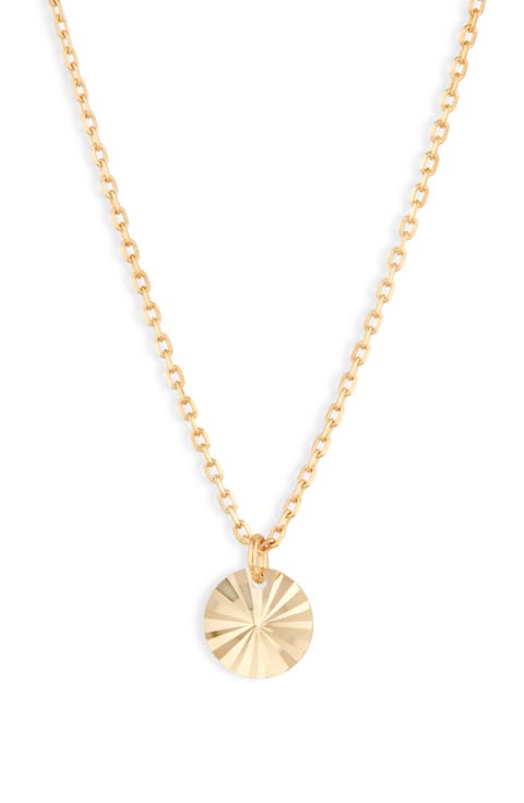 14K Gold Pendant Necklace (Nordstrom Exclusive)
