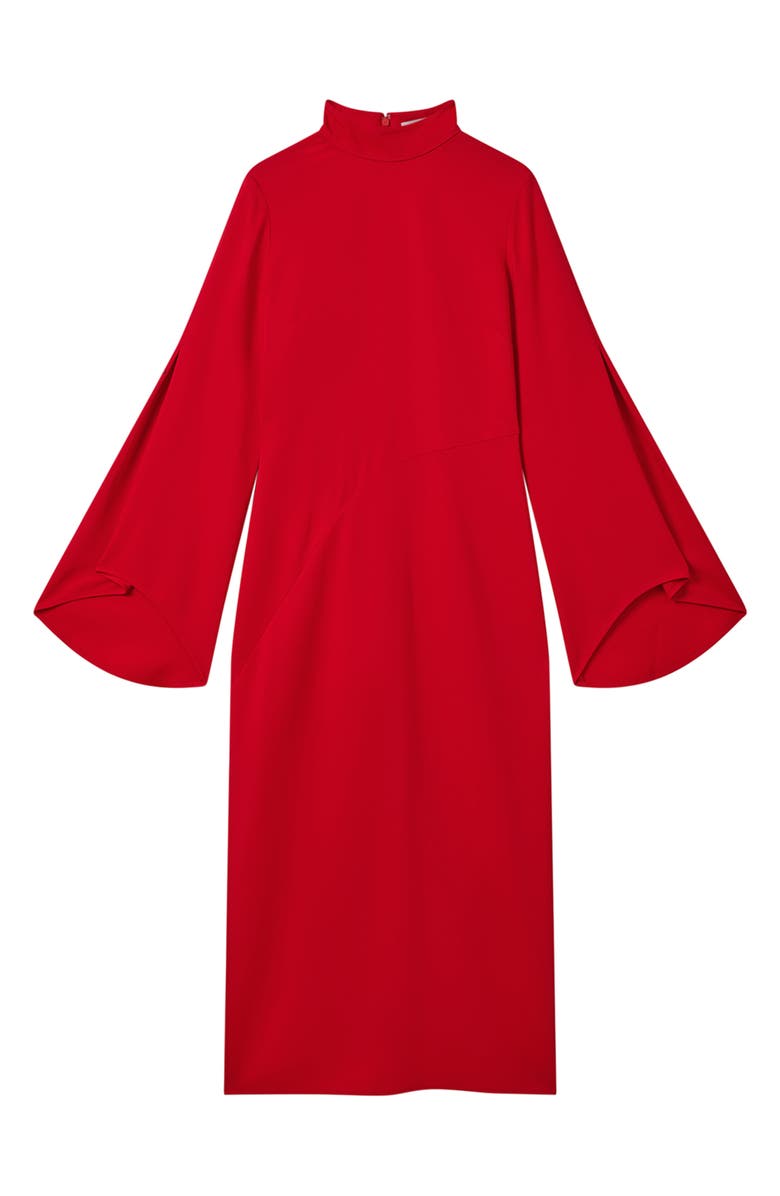 Reiss Katya Long Sleeve Midi Dress, Alternate, color,