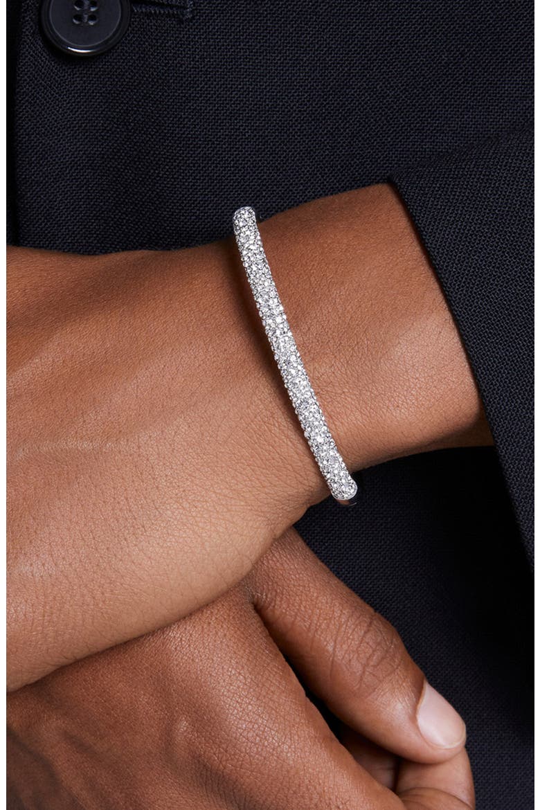 Sublima Hinge Bangle, Alternate, color, SILVER