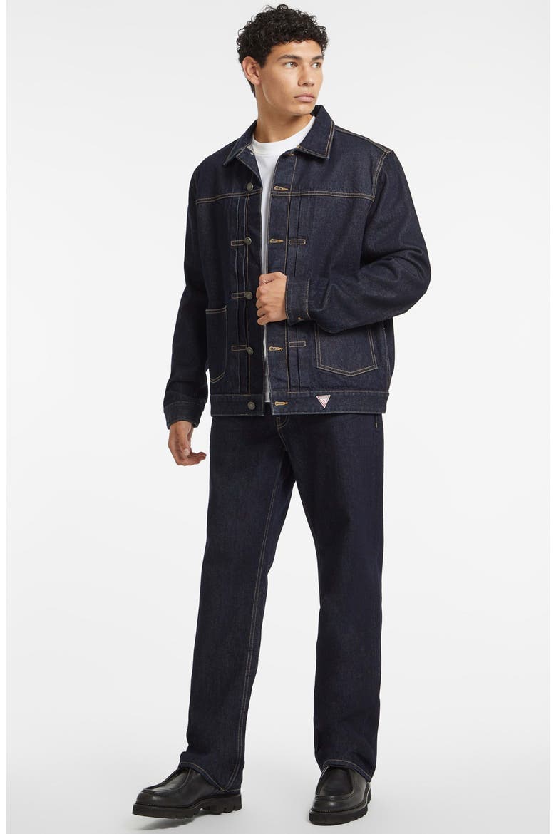 Denim Trucker Jacket, Alternate, color, GJSE