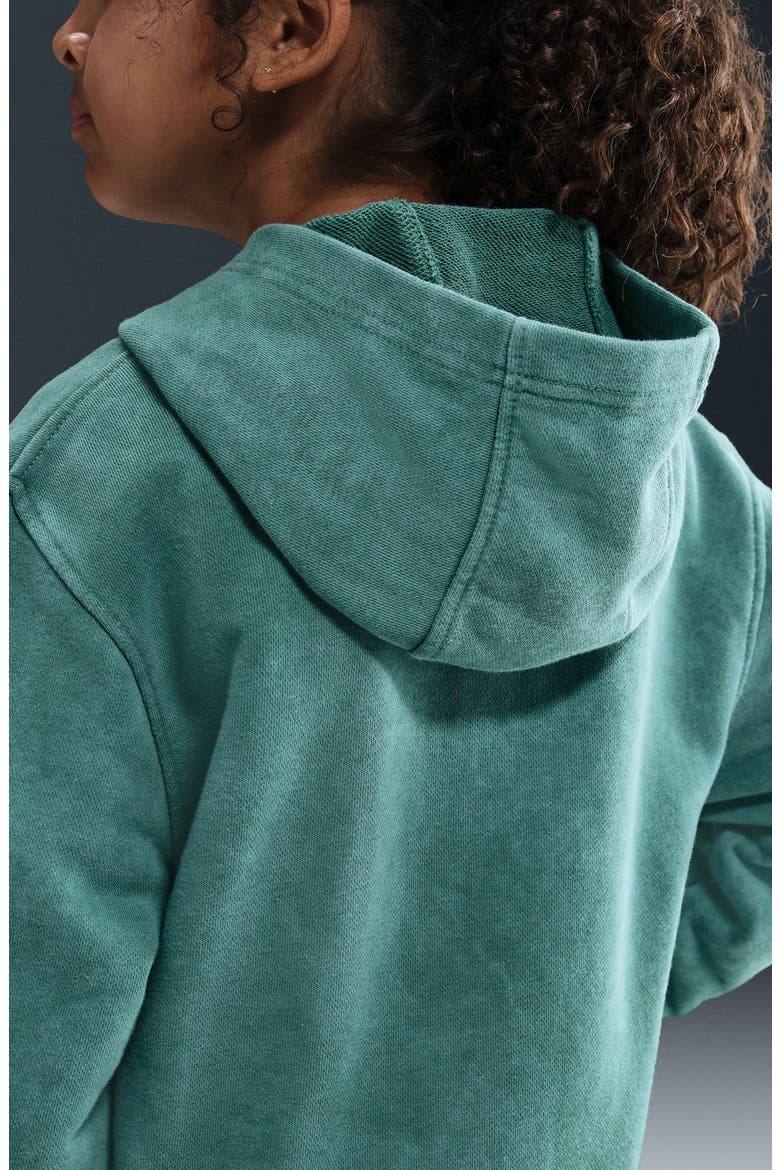 Kids' Cotton Blend Fleece Hoodie, Alternate, color, BICOASTAL/ WHITE