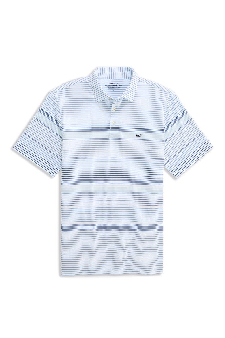 Kiawah Stripe Sankaty Performance Polo, Alternate, color, L720 BLUE
