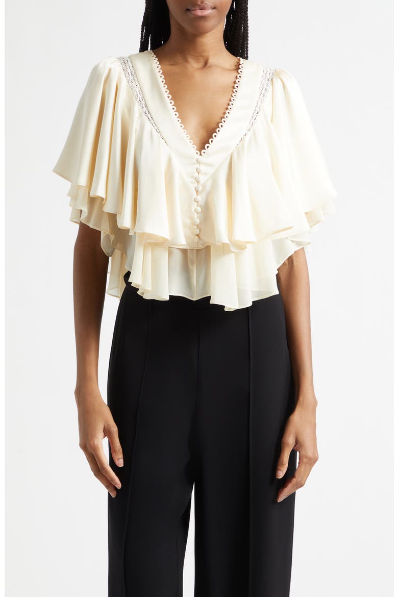 Mary Layered Top, Main, color, GARDENIA