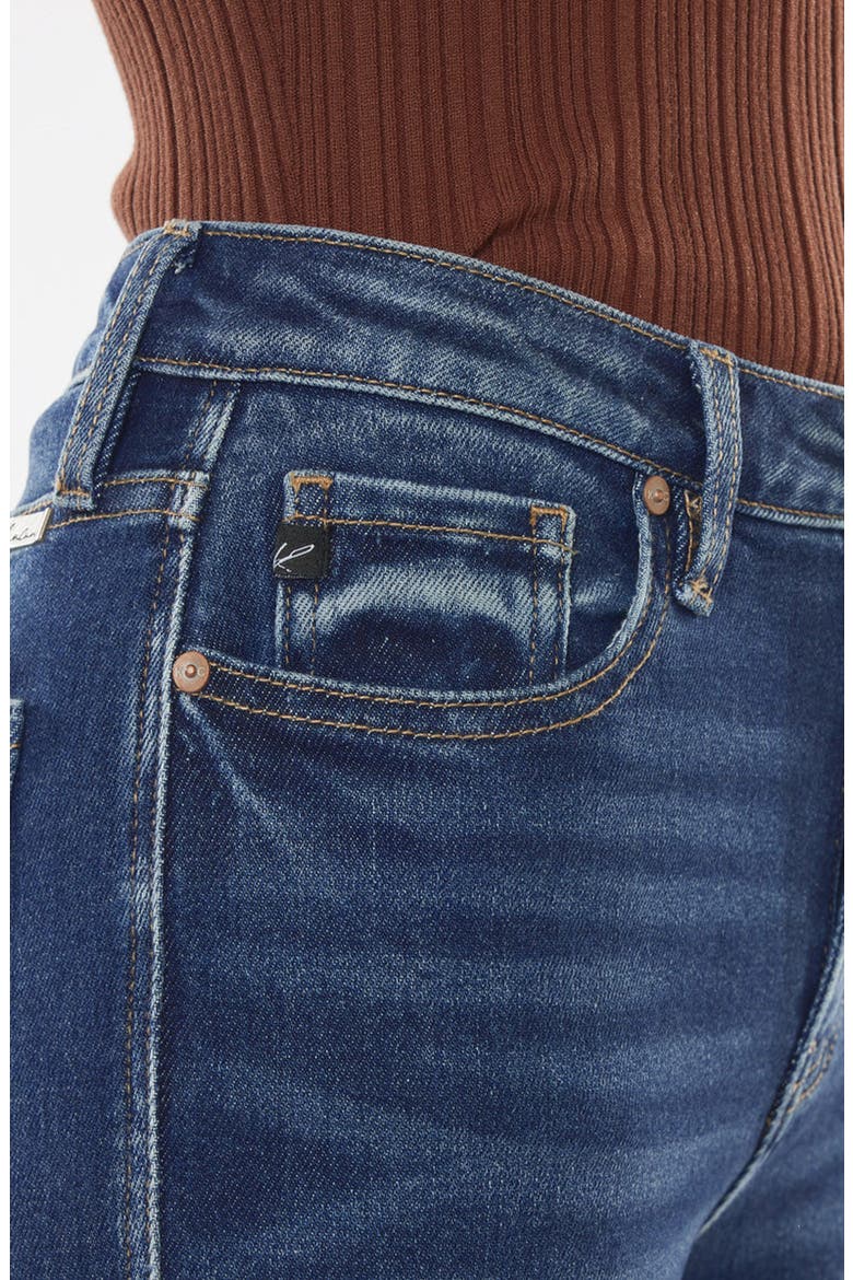 Dewey High Rise Bootcut Jeans, Alternate, color, Dark Wash