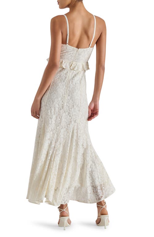 Steve Madden Gracie Lace Mermaid Dress In Neutral
