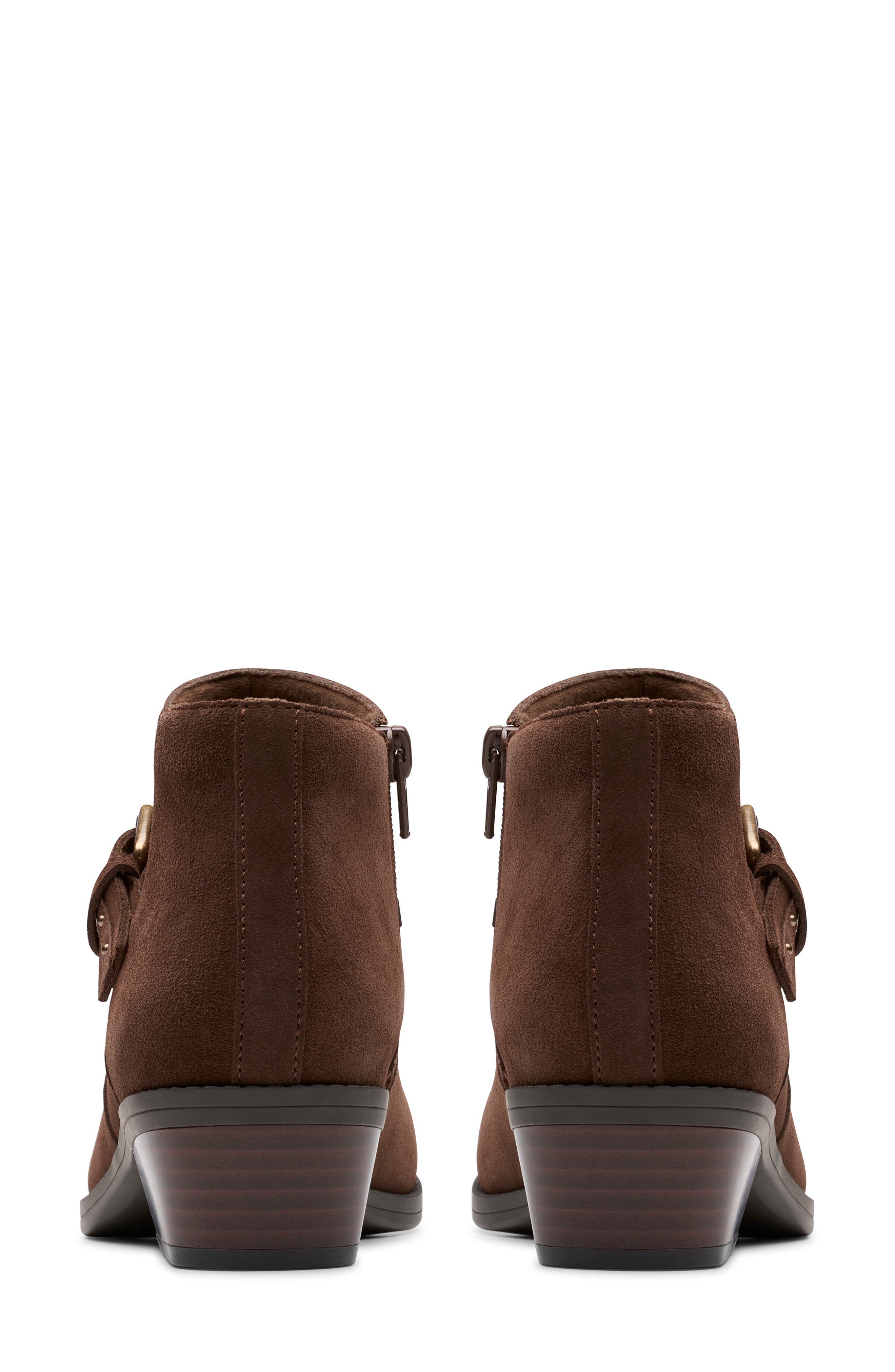 Danyelle Wish Ankle Bootie - Wide Width Available, Alternate, color, BROWN SUEDE