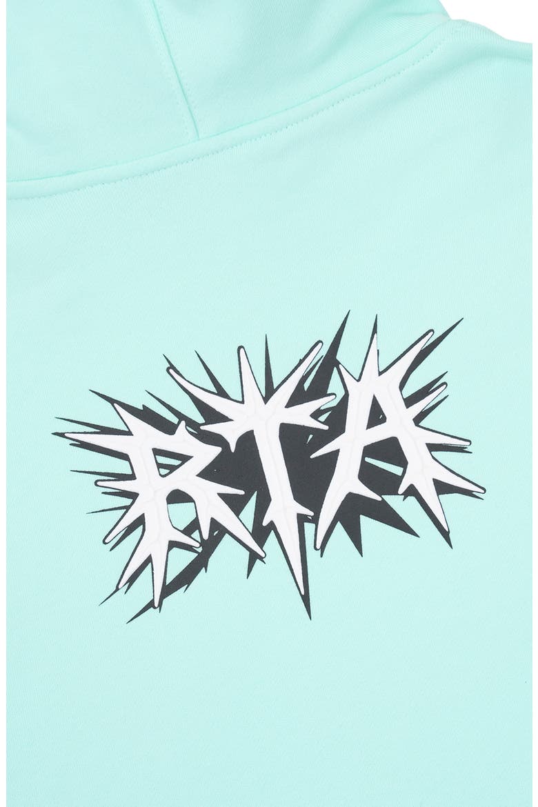 Kids' Eden Hoodie, Alternate, color, TURQUOISE SPIKE RTA