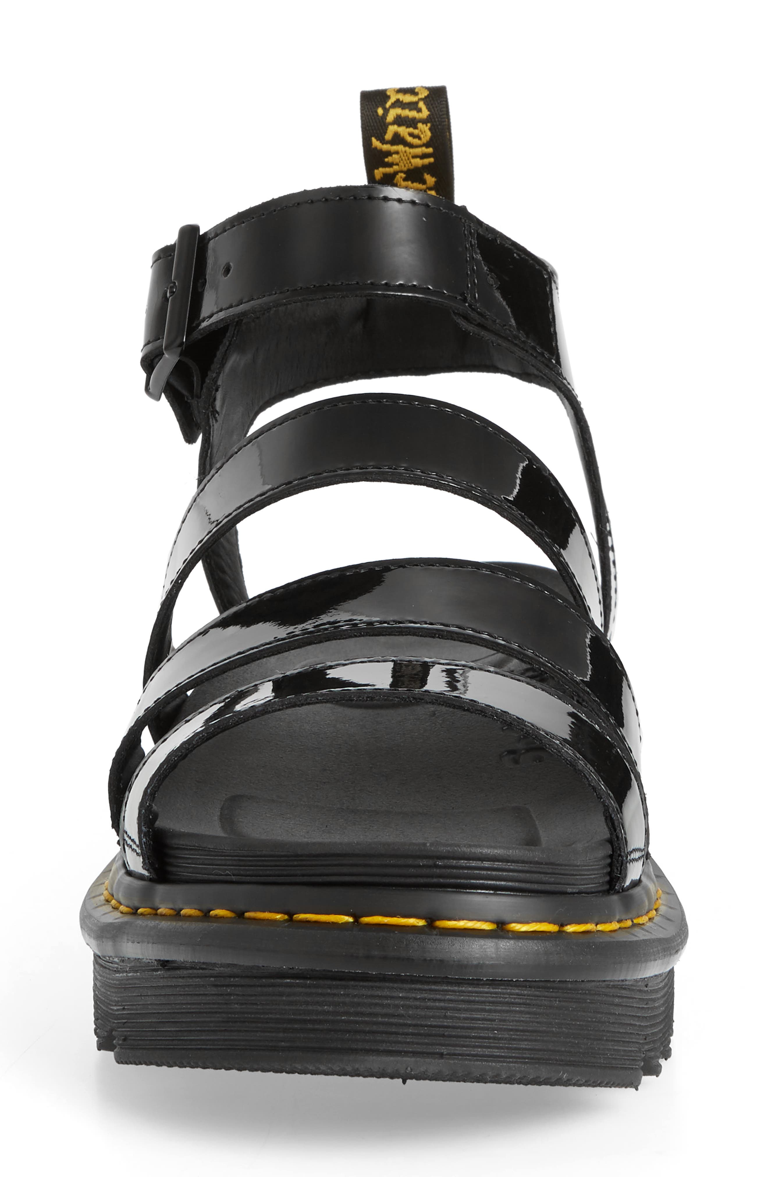 Dr. Martens Blaire Sandal, Alternate, color, Black Patent Leather
