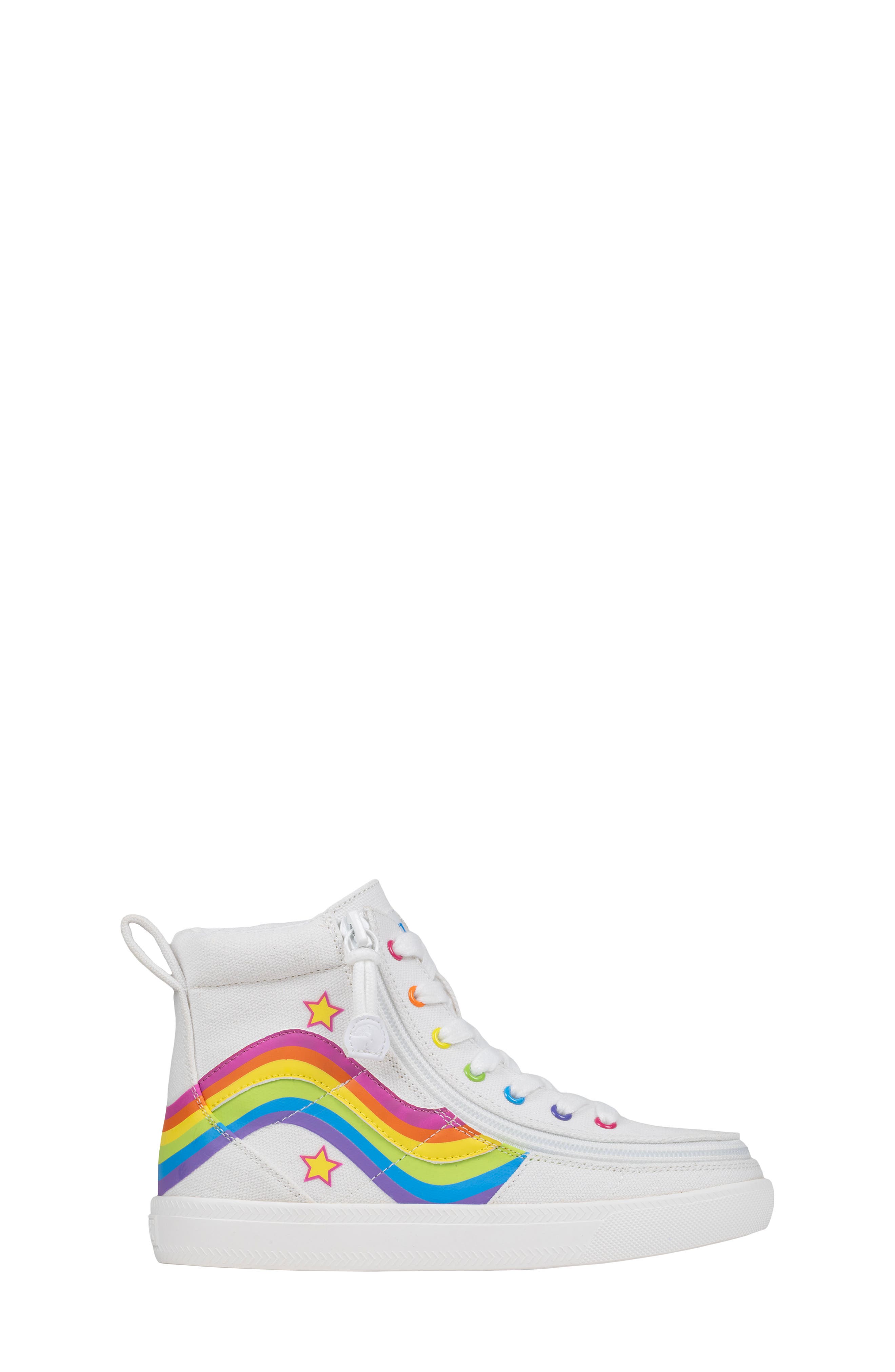 BILLY Footwear Kids' High Top Sneaker, Main, color, Wavy Rainbow