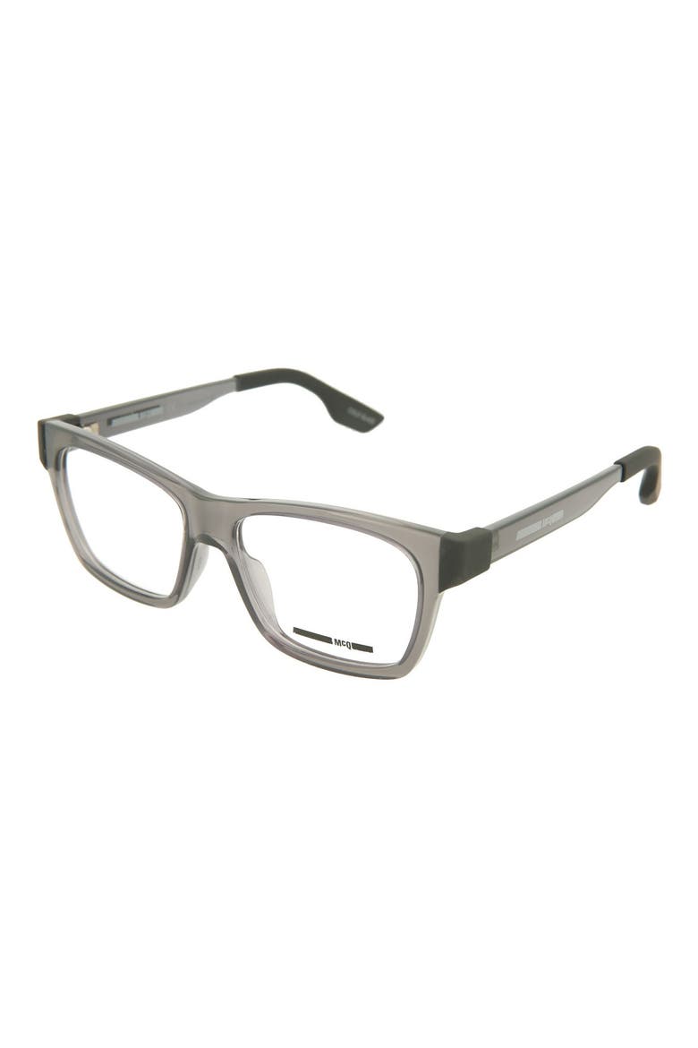 52mm Square Optical Frames, Alternate, color, GREY GREY TRANSPARENT/ TRN