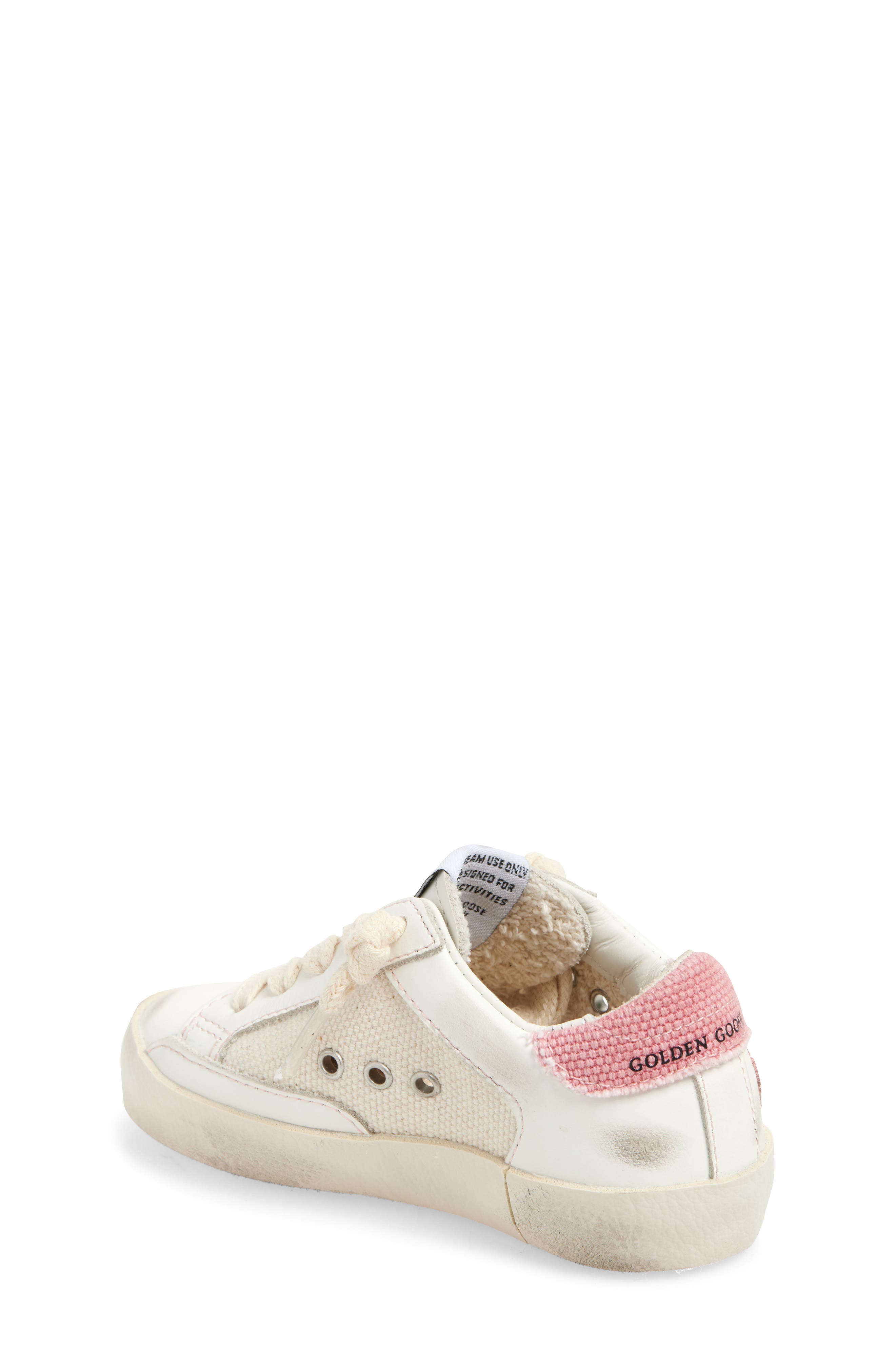 Golden Goose Kids' Super-Star Double Quarter Sneaker, Alternate, color, 