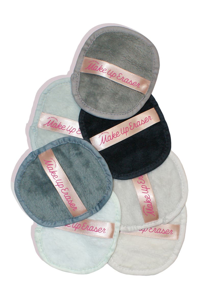 Neutral 7-Day MakeUp Eraser Set with Laundry Bag, Alternate, color, COOL NEUTRALS