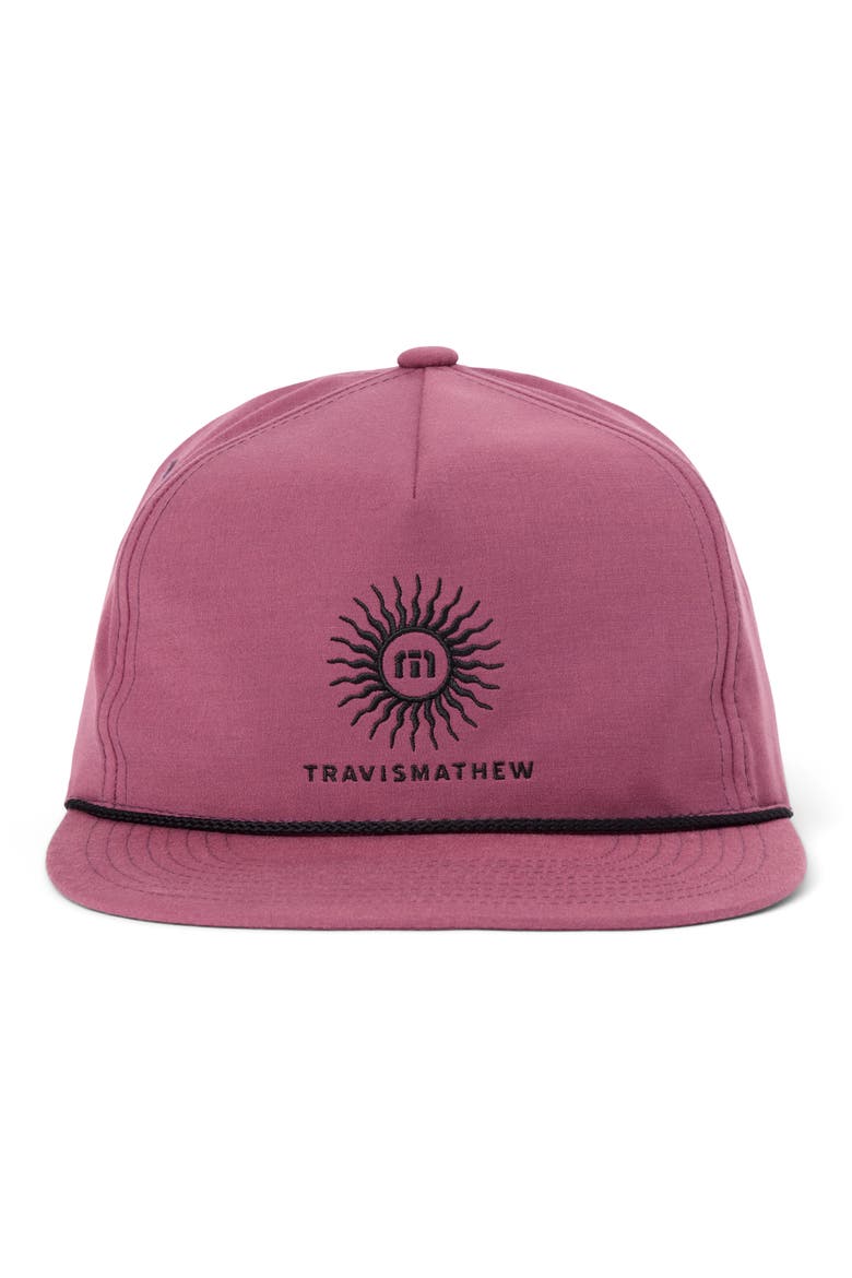 Vacationer Baseball Cap, Alternate, color, DAMSON