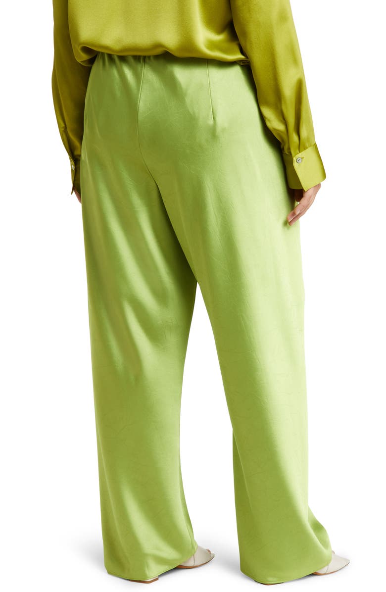 Vince Satin Bias Pants, Alternate, color, Cactus