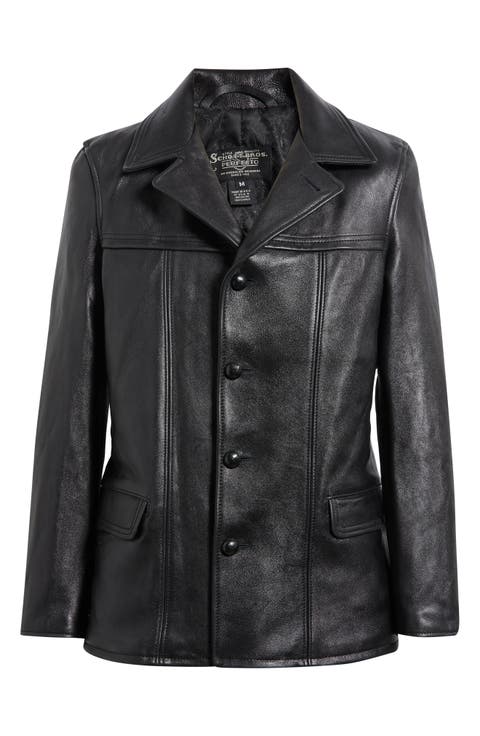 Backstage Leather Car Coat