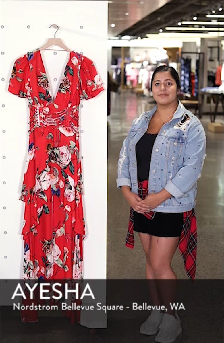 Tiered Ruffle Maxi Dress, sales video thumbnail