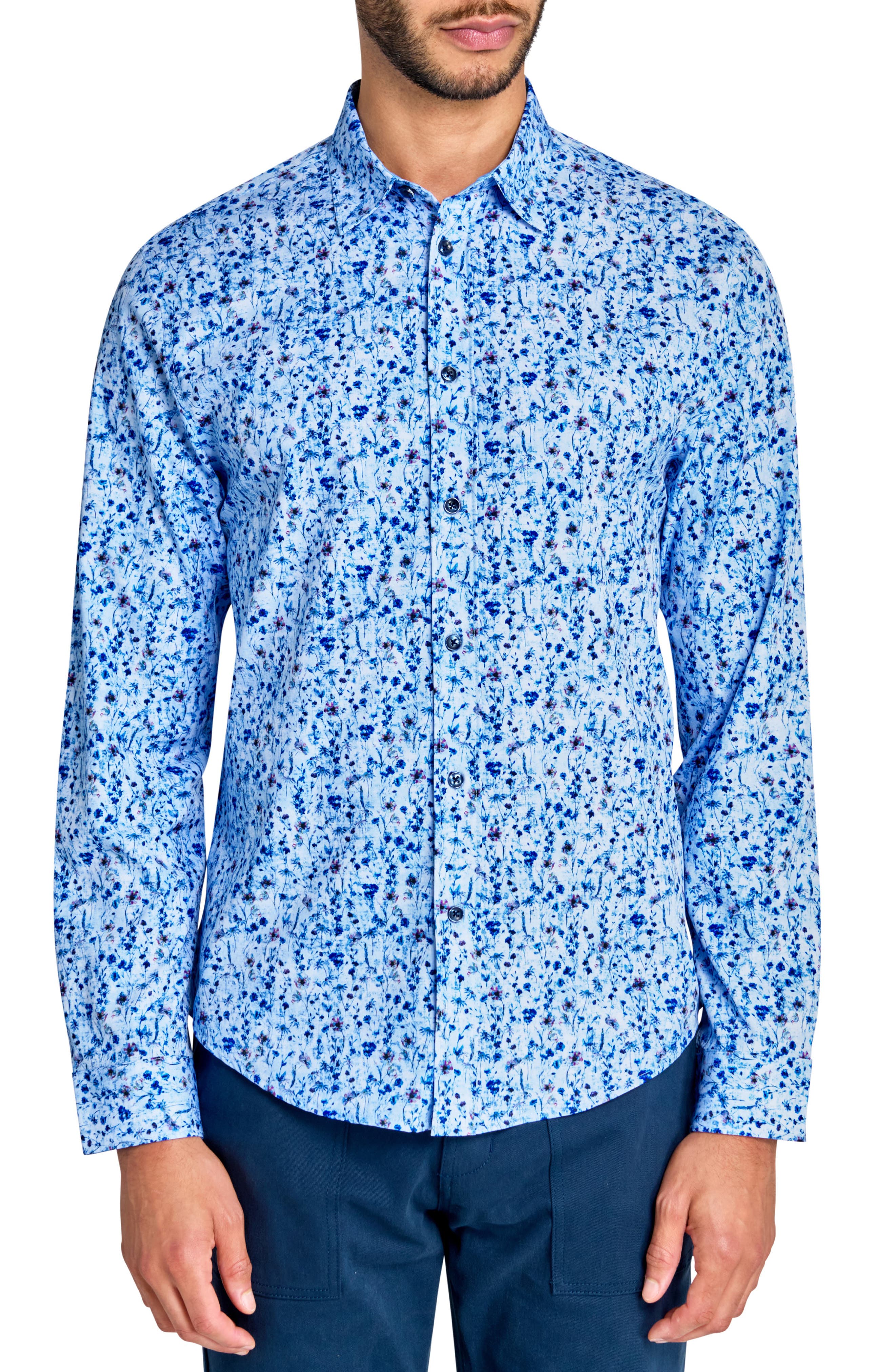 Brooklyn Brigade Mini Floral Long Sleeve Shirt